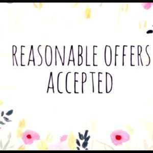 Reasonable offers welcome!